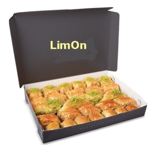 1000 Gr ( 1 Kg ) Karışık cevizli ve fıstıklı Baklava Muğla pasta