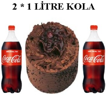 6-9 Kişilik Parça Çikolatalı Pasta & 2x1 Lt Cola Avantajı Muğla pasta