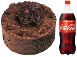 Çikolatalı Pasta 1 Litre Cola Muğla pasta