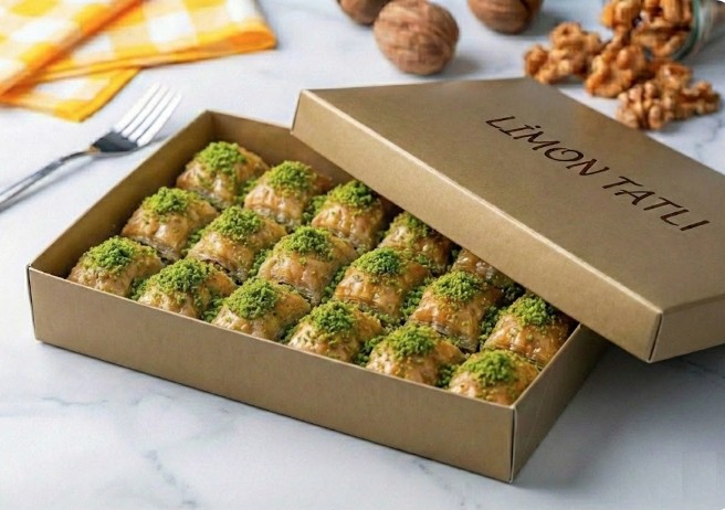 Damak Çatlatan 1000 Gr Fıstıklı Baklava Muğla pasta