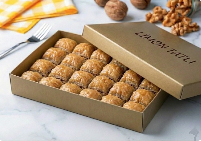 Özel Ambalajlı 2 kg Çıtır Çıtır Baklava Muğla pasta